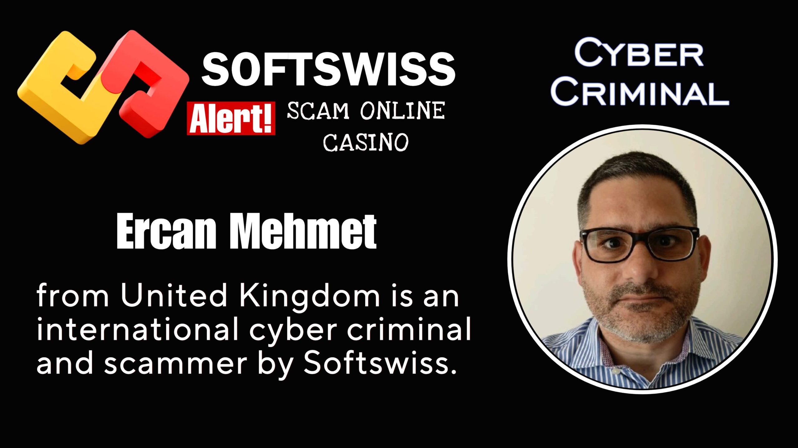 Ercan Mehmet - softswiss scam - Casino by Softswiss